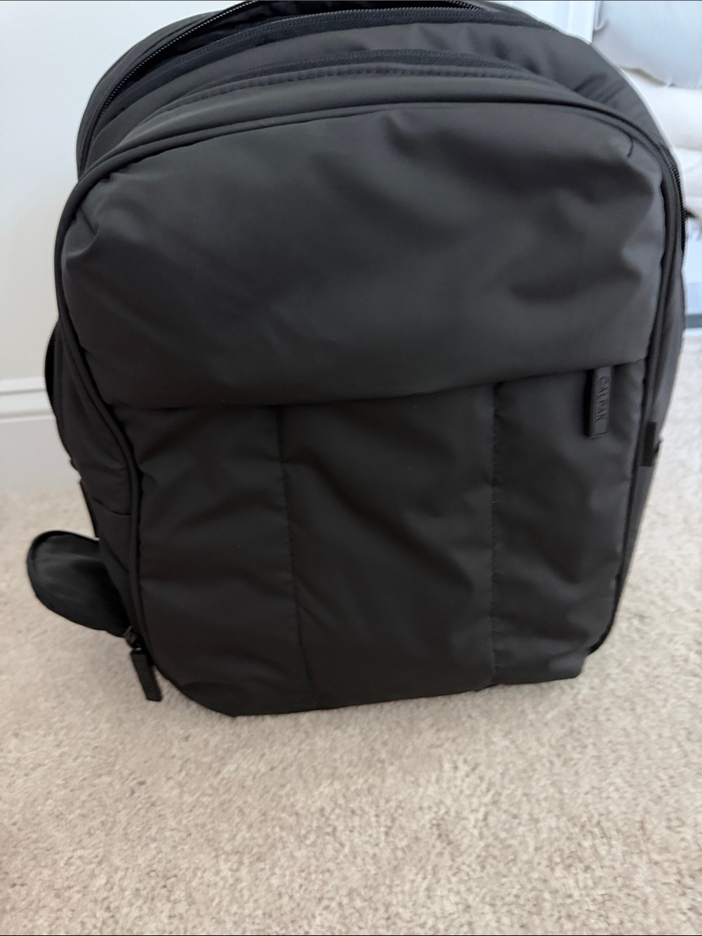 Calpak Black Men's Nylon Backpack